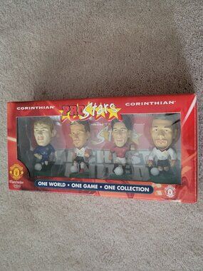 Manchester United Corinthian Prostars Fifa Soccer Figures Beckham Vintage MUFC